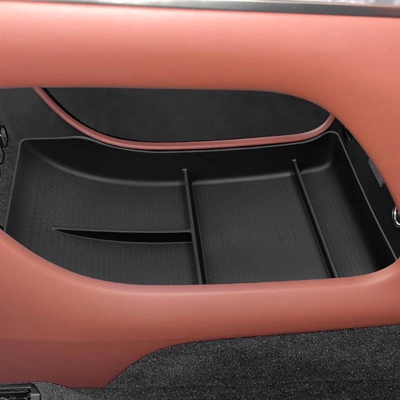 Car Armrest Box Storage Under Center Console Organizer Tray Interior Storage Box For GAC HYPTEC HT 2024-2026 Tidying Accessory