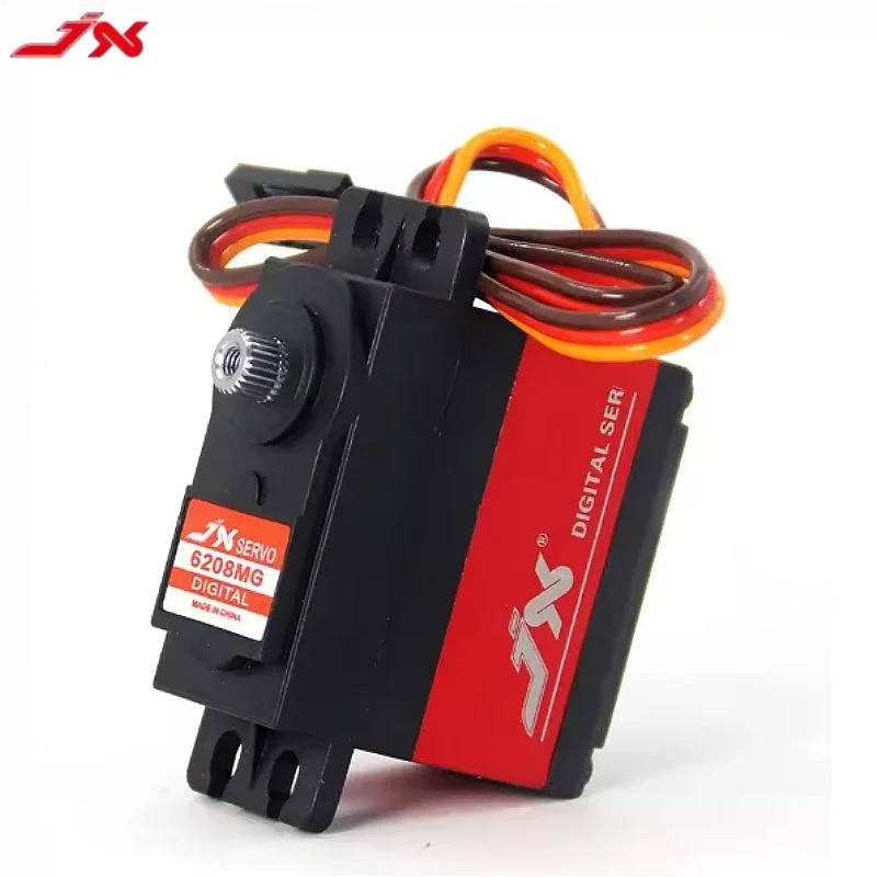 JX Servo PDI-6208MG 8 kg 120 Grad Hochgeschwindigkeits-Metallgetriebe Digital Coreless Standard-Servomotor für RC-Automodell