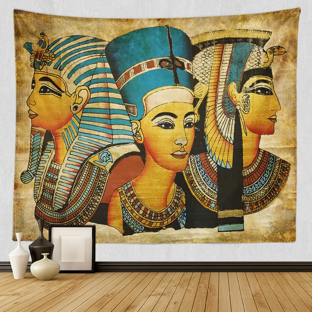 Tapestry Hippie Ancient Egypt Mural Bohemian Art Room Decoration Bedroom Cloth Blanket Psychedelic Wall Hanging