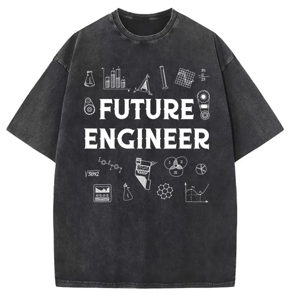 Future Engineer Funny Men Women Engineering Student Gifts T Shirt Sweatshirts Fall Long Sleeve Designer Printed Tee Shirt Retro