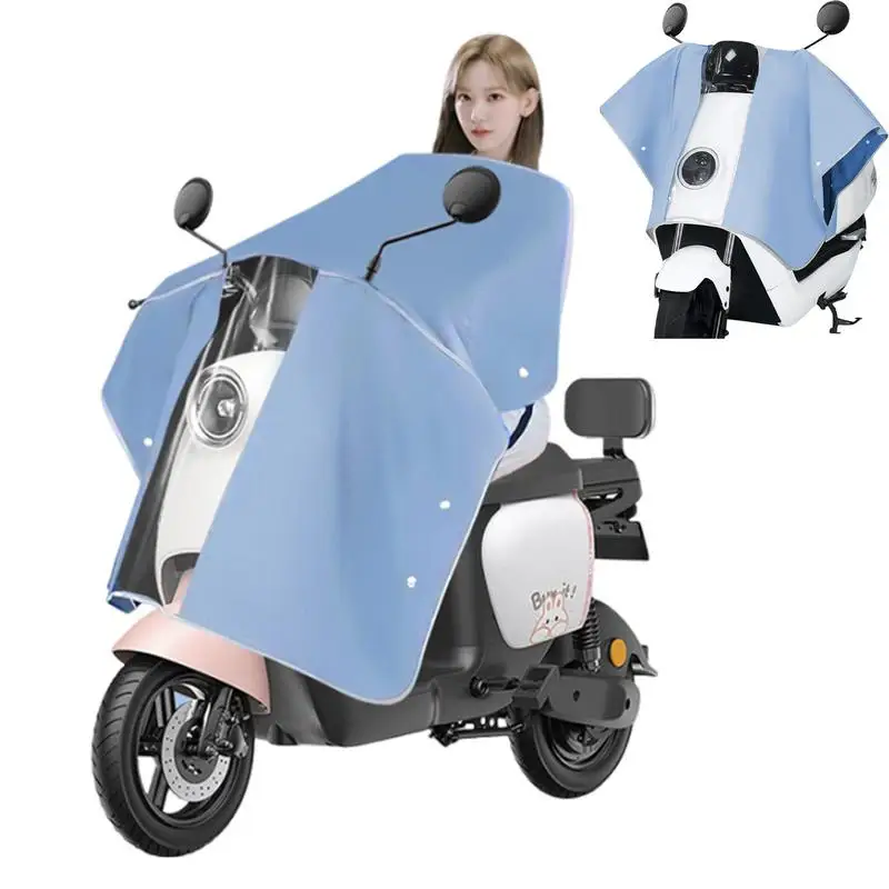 Heavy Duty Motorcycle Cover Oxford Cloth Motorcycle Cover Windproof Motorcycle Cover Scooter Windshield Sunshade For All Seasons