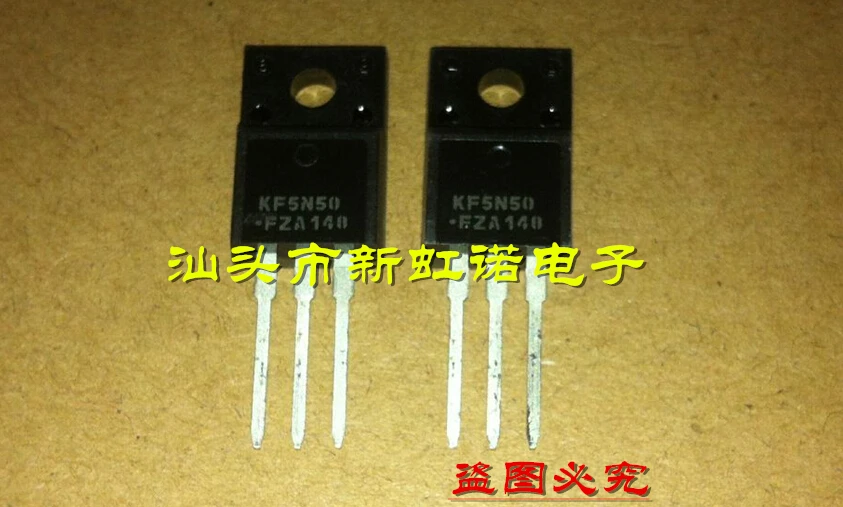 5ชิ้น/ล็อตใหม่ KF5N50 KF5N50FS KF5N50ZFA วงจรรวม Triode In Stock