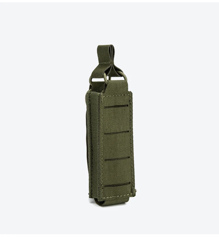 Nylon 9mm Magazintasche 1000D Lasergeschnitten Leichtgewicht Einzelne Molle Taktische EDC-Taschen Rucksack Weste Jagdzubehör – Detail 13