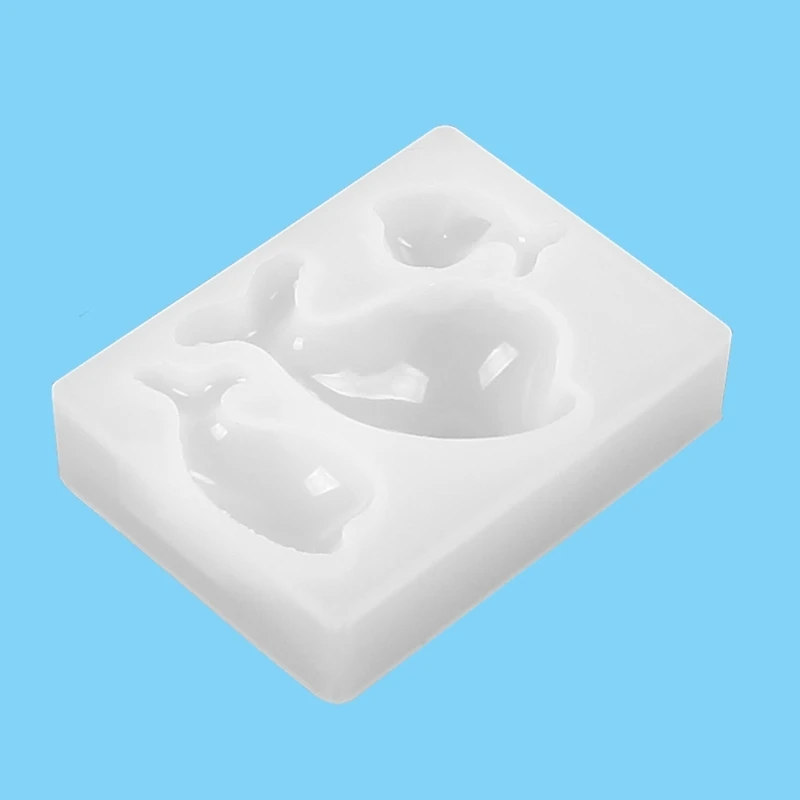 Dolphin Silicone Mold Soap Making Mould Chocolate Candy Drop shipping