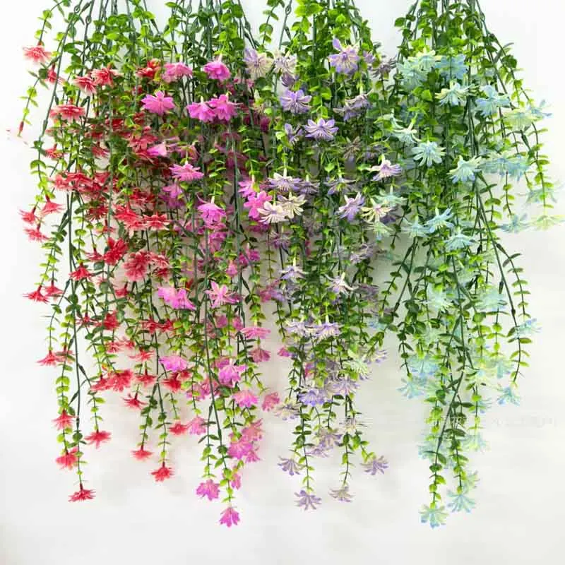 

1pc Artificial Plant Plastic Eucalyptus Begonia Flower Wedding Christmas Home Outdoor UV protection Festival DIY Gift box Decor