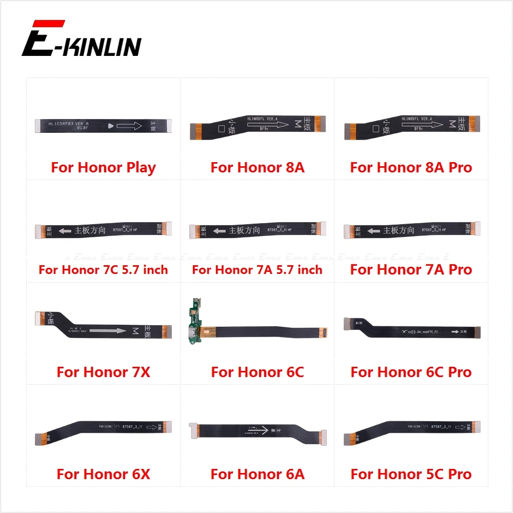 Main Board Connect LCD Motherboard Flex Cable For HuaWei Honor Play 8A 7C 7A 7X 6C 6A 6X 5C Pro