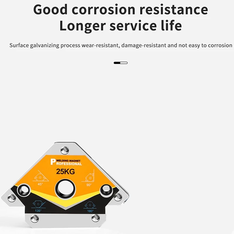 4ชิ้น25กิโลกรัมผู้ถือเชื่อมหลายมุมประสานแม่เหล็กเชื่อมตำแหน่งเครื่องมือ55LBS