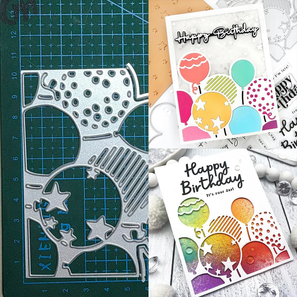 Ballon Metall Stanzformen Cut Sterben Form Scrapbooking Handwerk Album Prägung Ordner Schablonen Papier Karte, Der Messer Form
