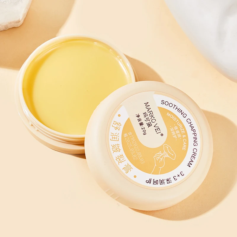 Crème anti-séchage et anti-Contation pour les pieds, réparation des fissures au talon, hydratant, élimination de la fréquence, peau, main, gerçures, soins de la peau, 20g