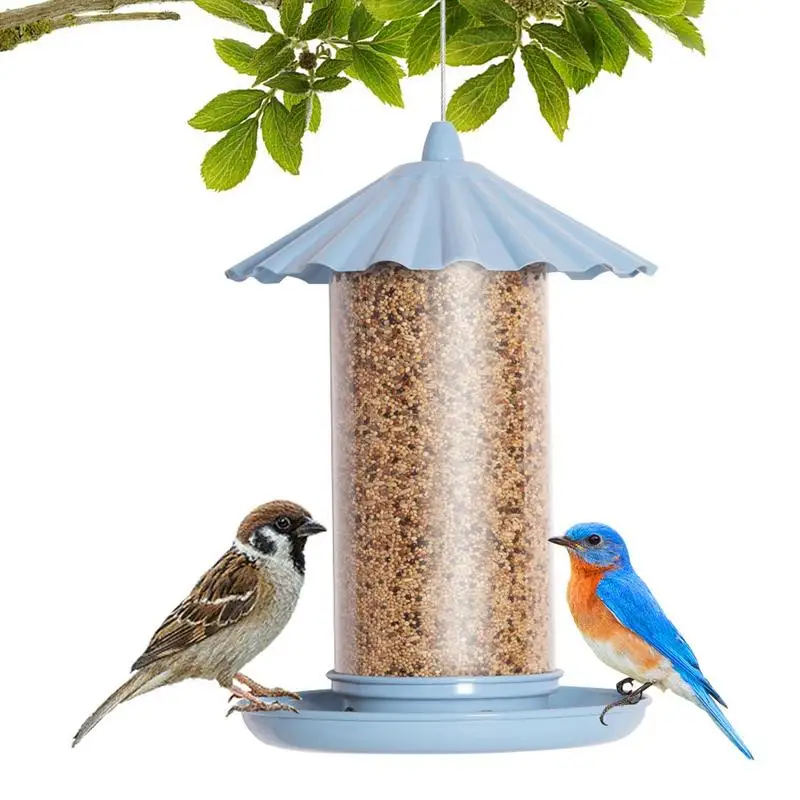 

Hangable Bird Feeders For Outdoors Hangable Outdoor Hummingbird Feeder Outdoor Decoration With Roof Design Large Capacity Bird