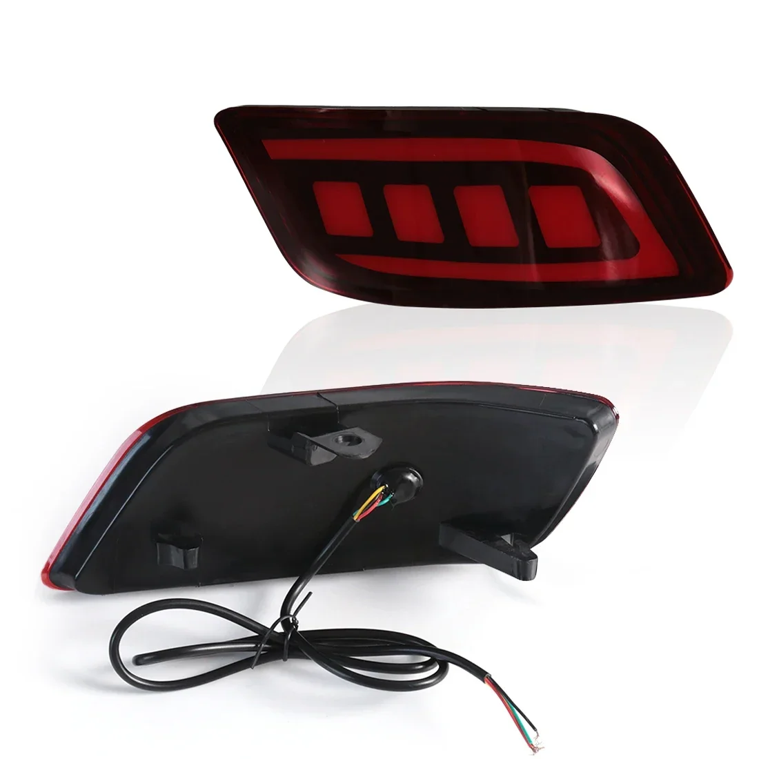 LED Rear Bumper Reflector Light For Subaru Forester 2019 2020 2021 2022 2023 Car Tail Sequential Auto Turn Signal Brake Lamp 12V