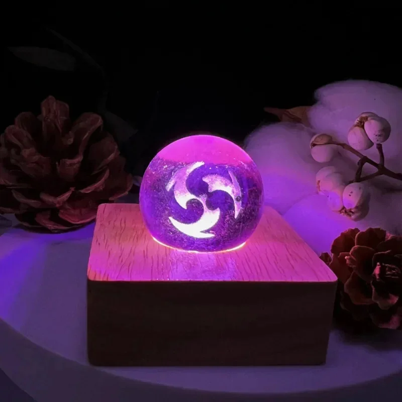 

Healing Magic Sphere Asia Rare Clear Multicolor Crystal Ball Lensball Living Room Decor Gifts Cosplay Home Decor Model Toy Gifts