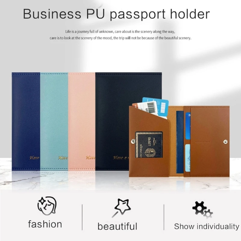 Unisex schlanke Pu Pass Inhaber Bank Kreditkarte Veranstalter Business Geldbörse Multi-Slot Tasche Brieftasche mit Schnalle für Frauen Männer