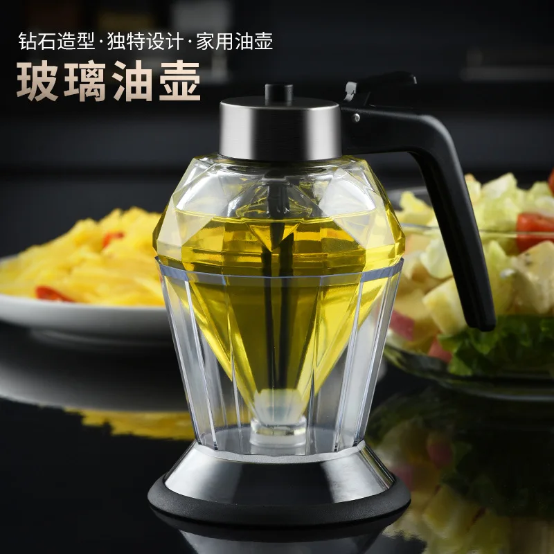 Honey Dispenser Kitchen Oil Bottle Leakproof Base for Soy Sauce Vinegar Must Have Kitchen Tool Set