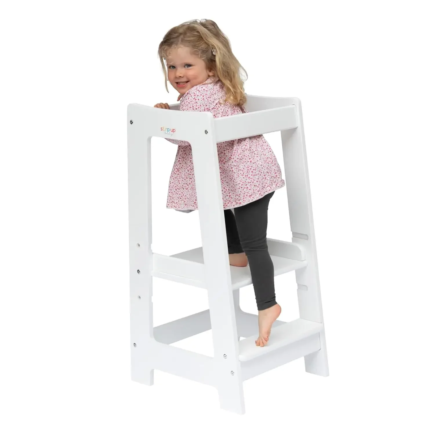 Toddler Tower | Montessori Inspired | Toddler Kitchen Stool Helper ,Kids Kitchen Step Stool ,Toddler Standing Tower