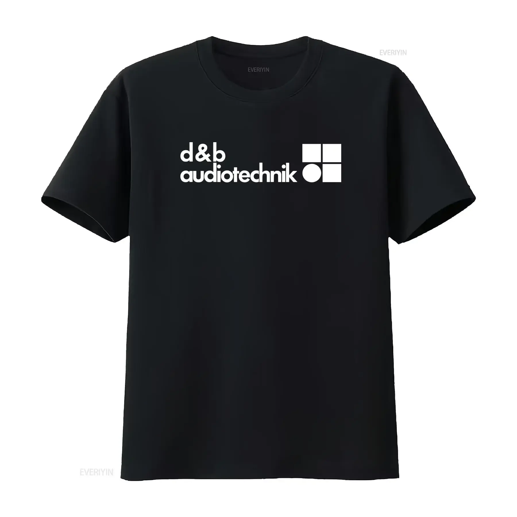 D B Audio Technik Logo T-Shirt Professional Gear Vintage Washed Designer-Kleidung Top für den Alltag Lässige Streetwear
