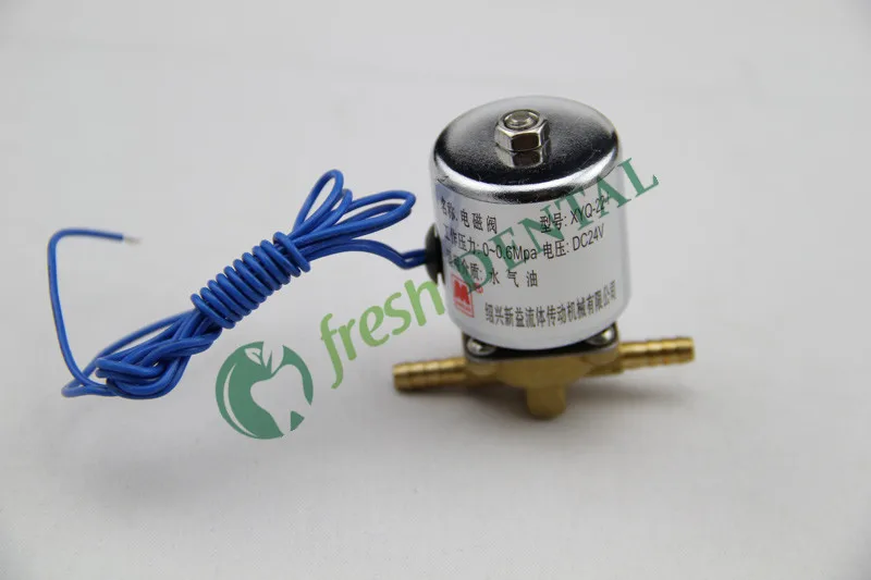 1PCS Dental Electric Solenoid Valve Electromagnetic Switch DC24V 0.6Mpa Clean Rinse Sputum Water Flush Dentistry SL1249