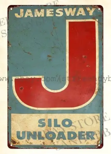 JAMESWAY SILO LOADER farm metal tin sign office shop garage signs