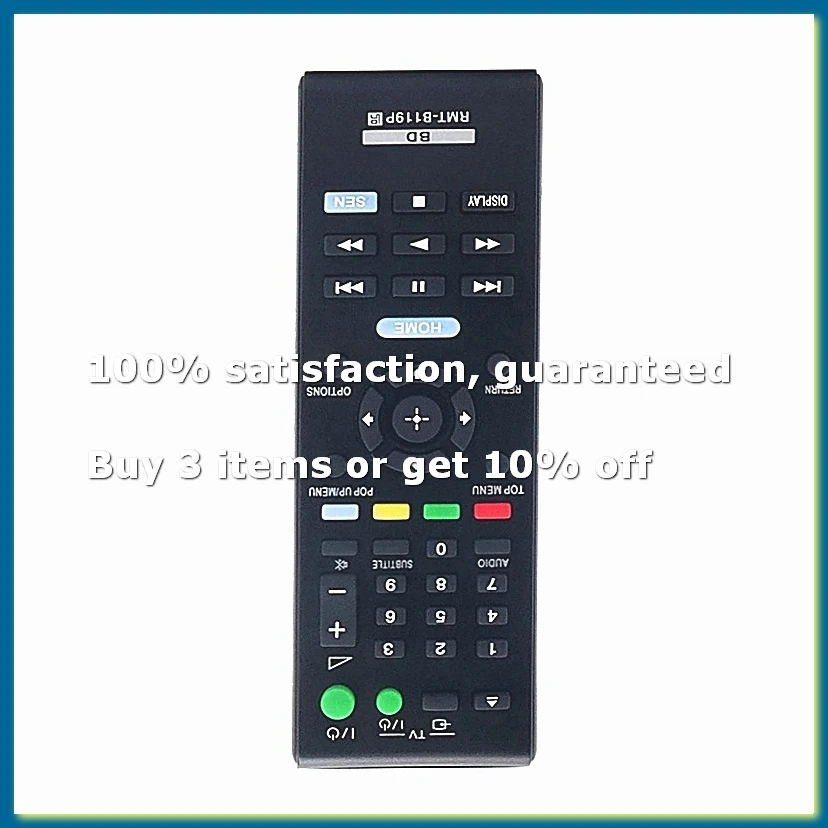 -B119P Remote Control for Blu-Ray Recorder Disc DVD Player BDPS490 BDPS1100 BDPS590 BDPS5100 -S390 -S190