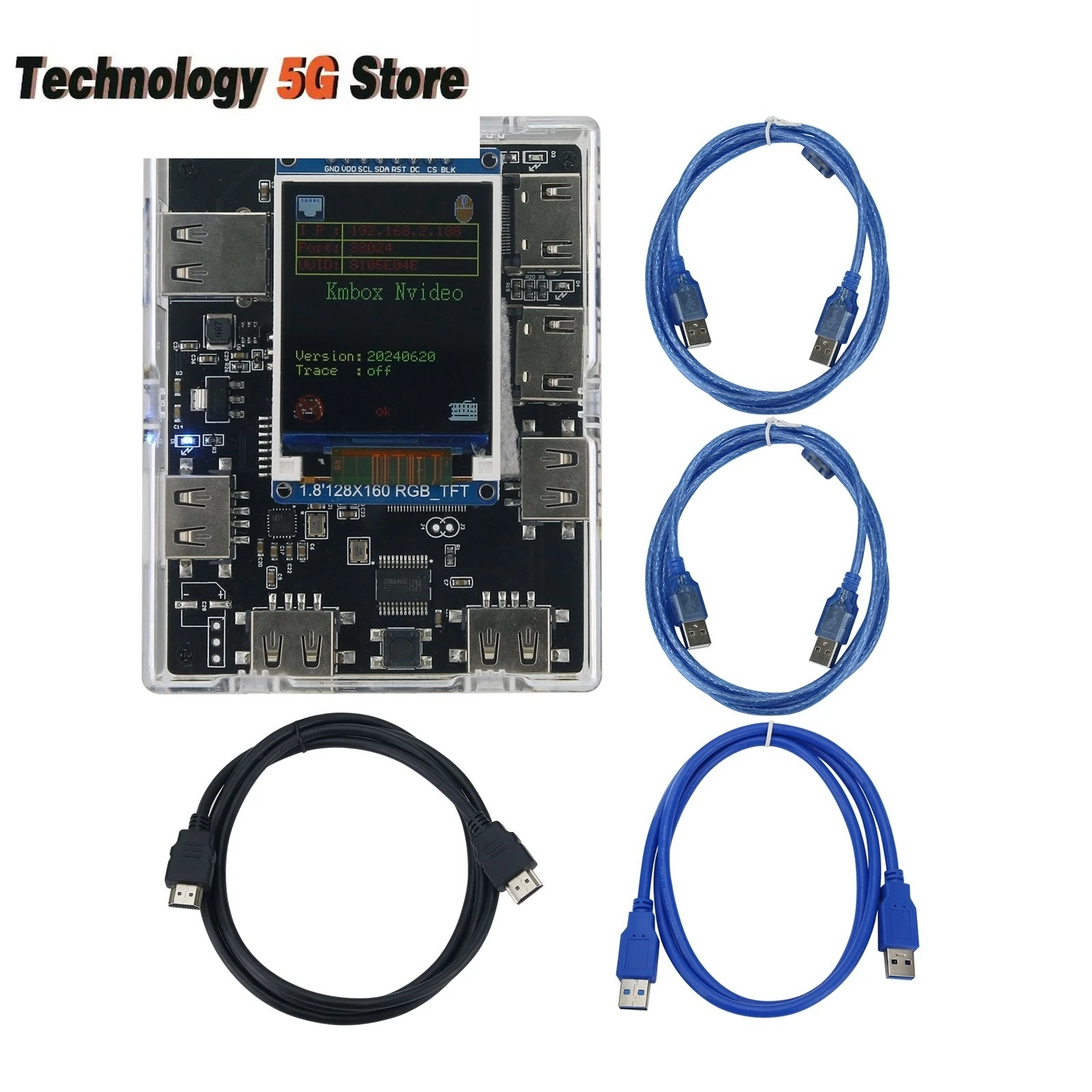 

KMBOX Nvideo Network KM Controller Video Acquisition Card Support Loop Out Function XBOX360 KM Converter