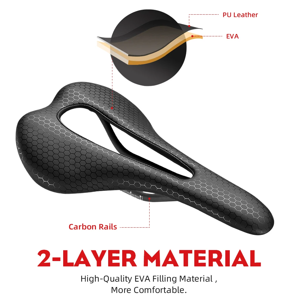 

JAWBONE Ultralight Full Carbon Bike Saddle 7D Rail 7*9 Racing Bicycle Seating Cushion MTB Road Gravel Racing Seat Cycling Parts