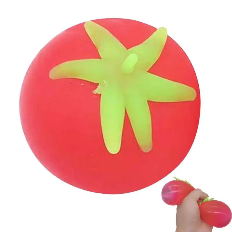 Balls Fidget Toys Sensory Balls Tomato Shape Vent Toys Party Supplies Anxiety Soothing Items For Kids And Adults