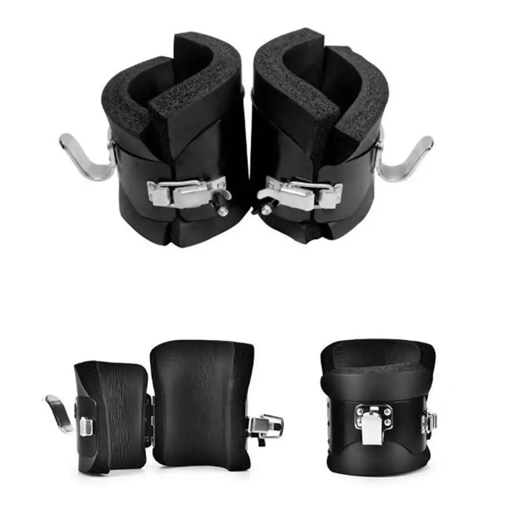 Hanging Inverted Foot Cover Handstand Safety Lock Anti-Gravity Inversion Boots Body Building Spine Posture Correction