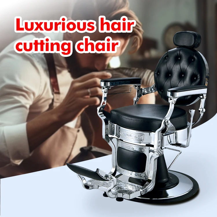 Classic luxury Elegant barber hair salon shop chairs custom hair salon vintage barber chair for outdoor