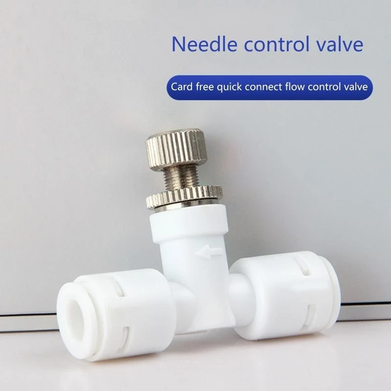 A2UD 1/4 "การไหลของน้ำในท่อปรับสำหรับอุปกรณ์เสริมท่อวาล์วอุปกรณ์ซ่อมแซมอุปกรณ์เสริมอุปกรณ์เสริมอุปกรณ์เสริม purifi