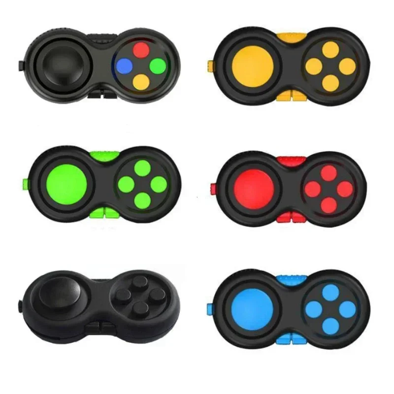 Antistress Toys Fidget Decompression Toy with 8 Functions Fidget Controller Stress Reducer Toy Relieves Stress and Anxiety Toys