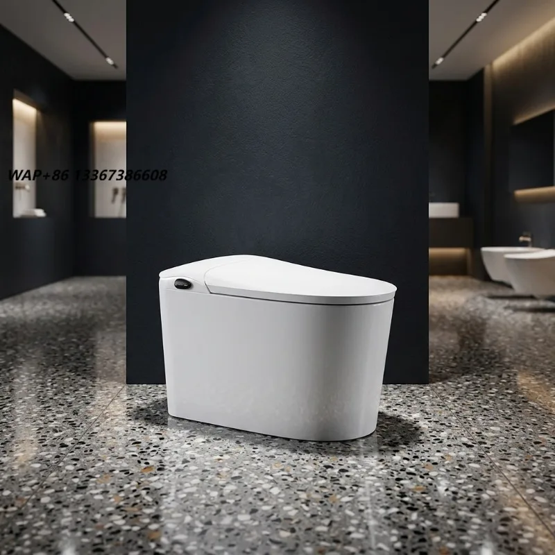 M1 New White S-trap Electric Instant Heat Ai Voice Control LED Display Screen Air Drying Foot Sensor Rotary Knob Smart Toilet