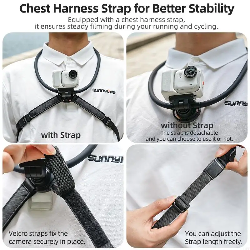 E1PF Camera Holder for GO Quick Release Neck Mount Vlog and Trail Shot