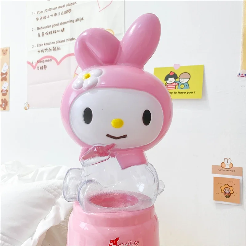 Distributeur d'eau de bureau de dessin animé pour filles, 2L, Kawaii, Sanurgente, Hello Kittile, My Melody, Couple de beauté mignon, jouets de grande capacité, cadeau