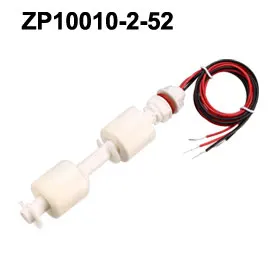 1/2pcs PP Dual Ball Float Switch M10 115mm Fish Tank Vertical Liquid Water Level Sensor Plastic White Float Switch