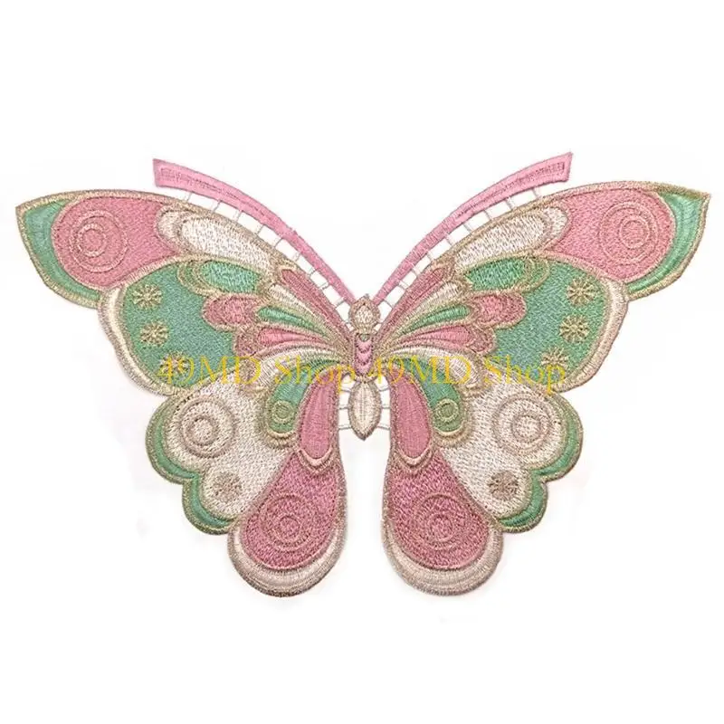 49MD Colorful Heavy Embroidery Collar Unique Styles Collar Stylish Party Neckwear