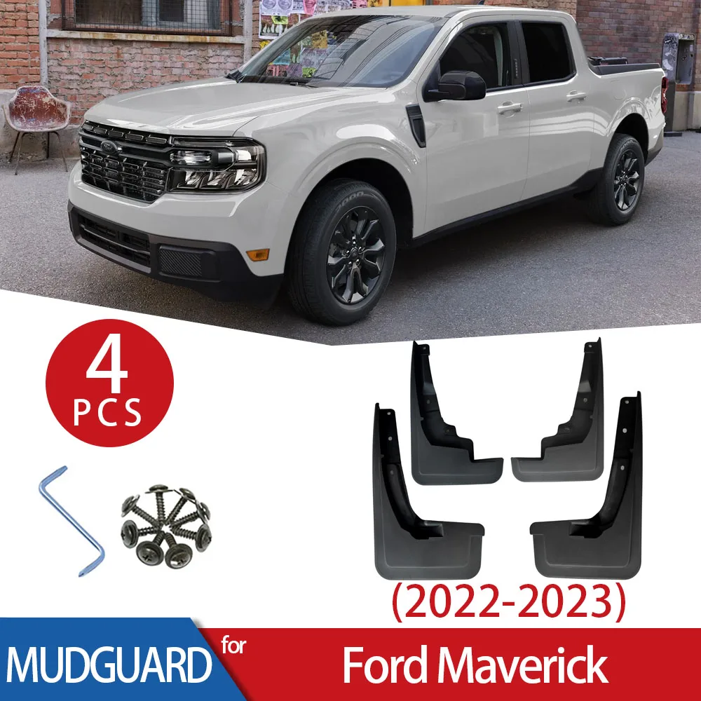 

Автомобильные брызговики для Ford Maverick 2022 2023, брызговики, брызговики, набор для стайлинга крыльев, формованный