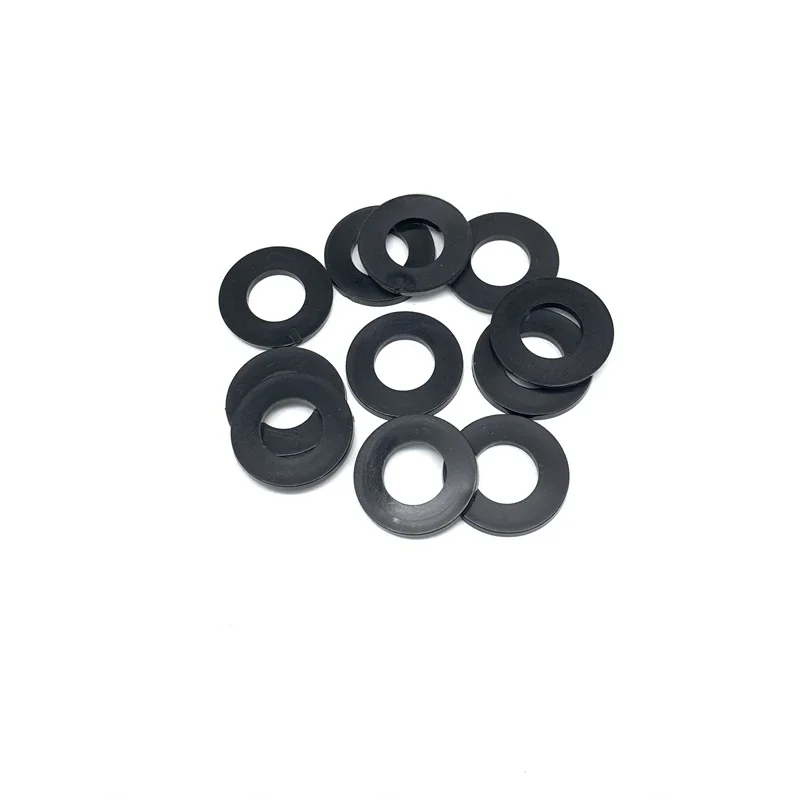 1000 x M2 M2.5 M3 M4 M5 M6 M8 M10 M12 White Black Plastic Nylon Flat Washer Plane Spacer Insulation Gasket Ring For Screw Bolt