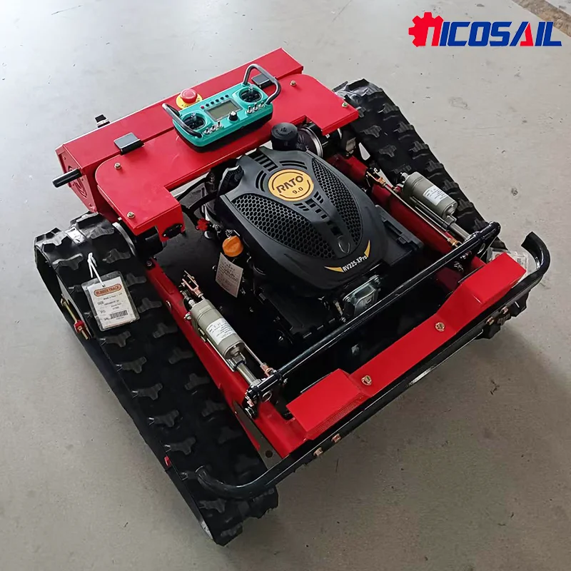 تخصيص آلة القص العالي آلة قطع العشب التحكم عن بعد جزازة العشب الروبوتية جزازة العشب الأقمار الصناعية لتحديد المواقع