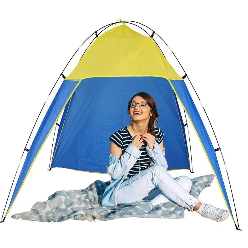 Beach Tent Portable Beach Tent Sun Shelter Canopy Easy Setup Sun Shelter For Fishing Hiking Camping Waterproof