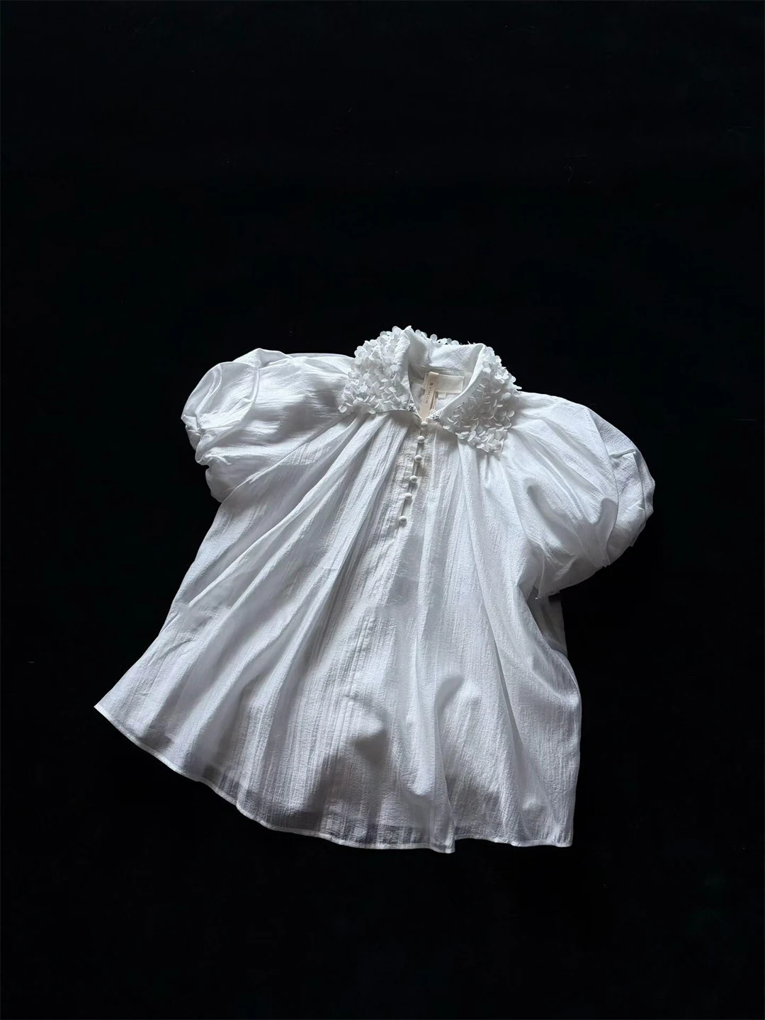 maglietta-estiva-per-bambine-bianca-con-maniche-a-palloncino-colletto-a-bambola-floreale-abbigliamento-per-bambini-in-fibra-di-poliestere-manica-corta-modello-base