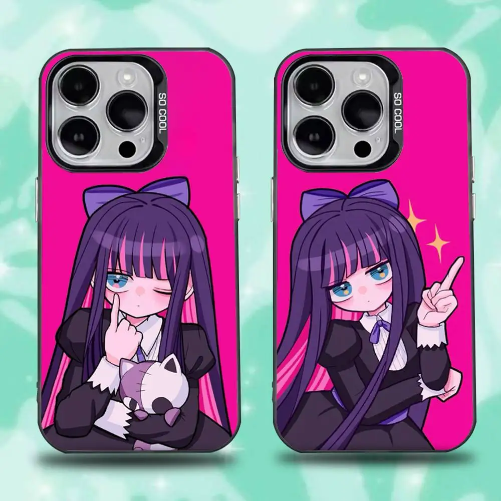 

Panty & Stocking With Garterbelt Phone Case For iPhone 16,15,14,13,12,11,Mini,Pro,E,SE4,XS,MAX Black Candy Matte Cover