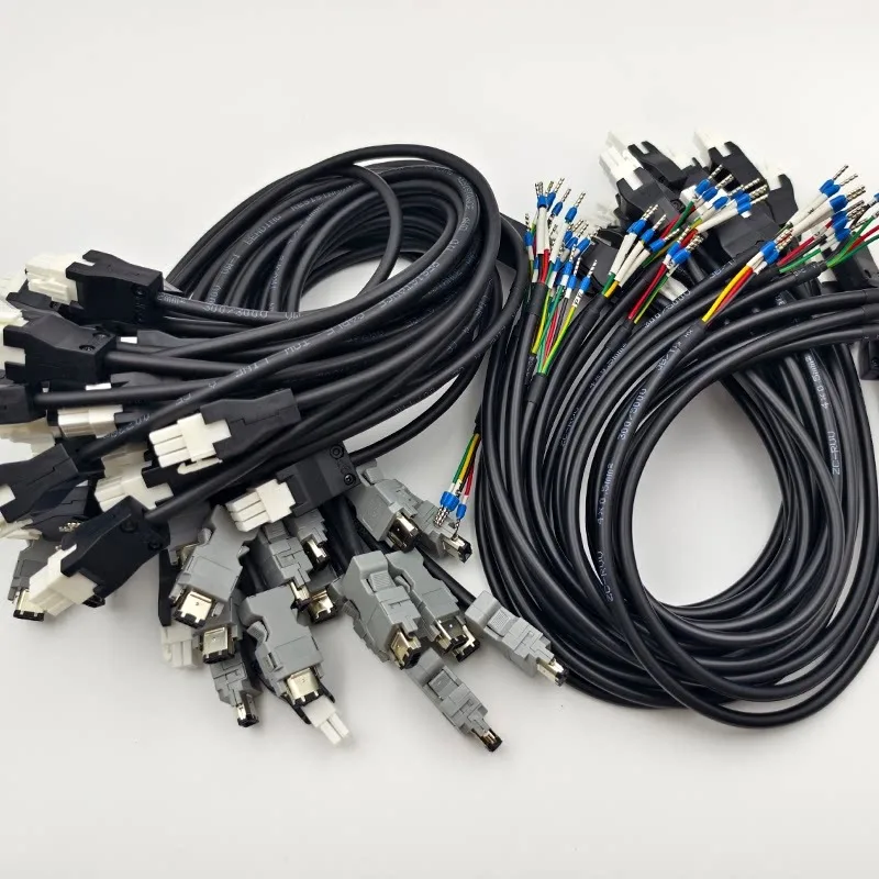 For CN1 Solder Free Control Cable, TB44 Pin Male Connector Pulse Control Wire, Custom Servo Drive Signal Cable