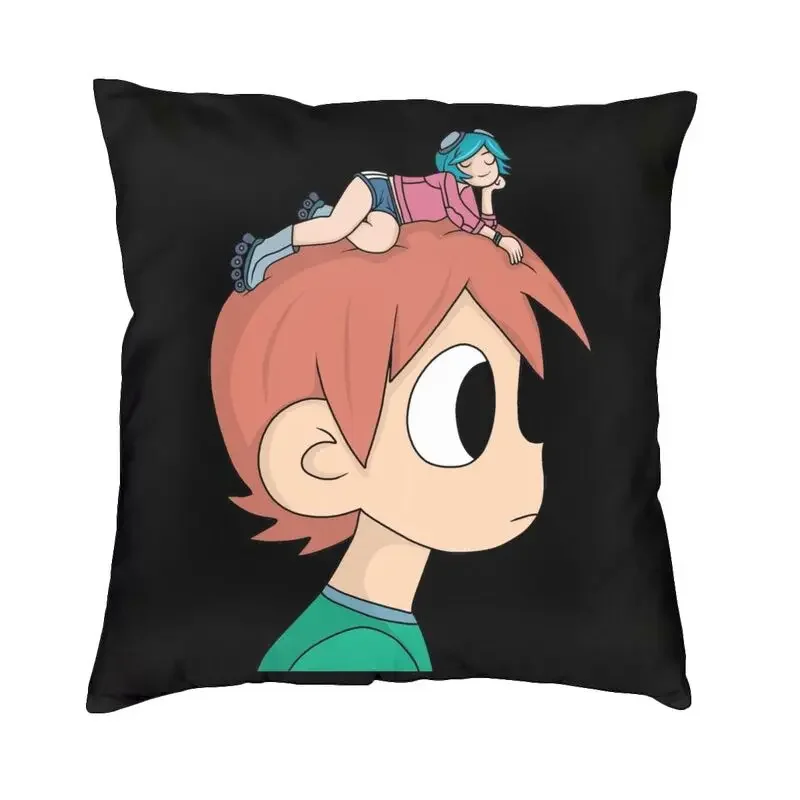 Scott Pilgrim Vs The World Pillow Home Decorative Luxury Cartoon Animation Movie Outdoor Cushions Square Pillowcase