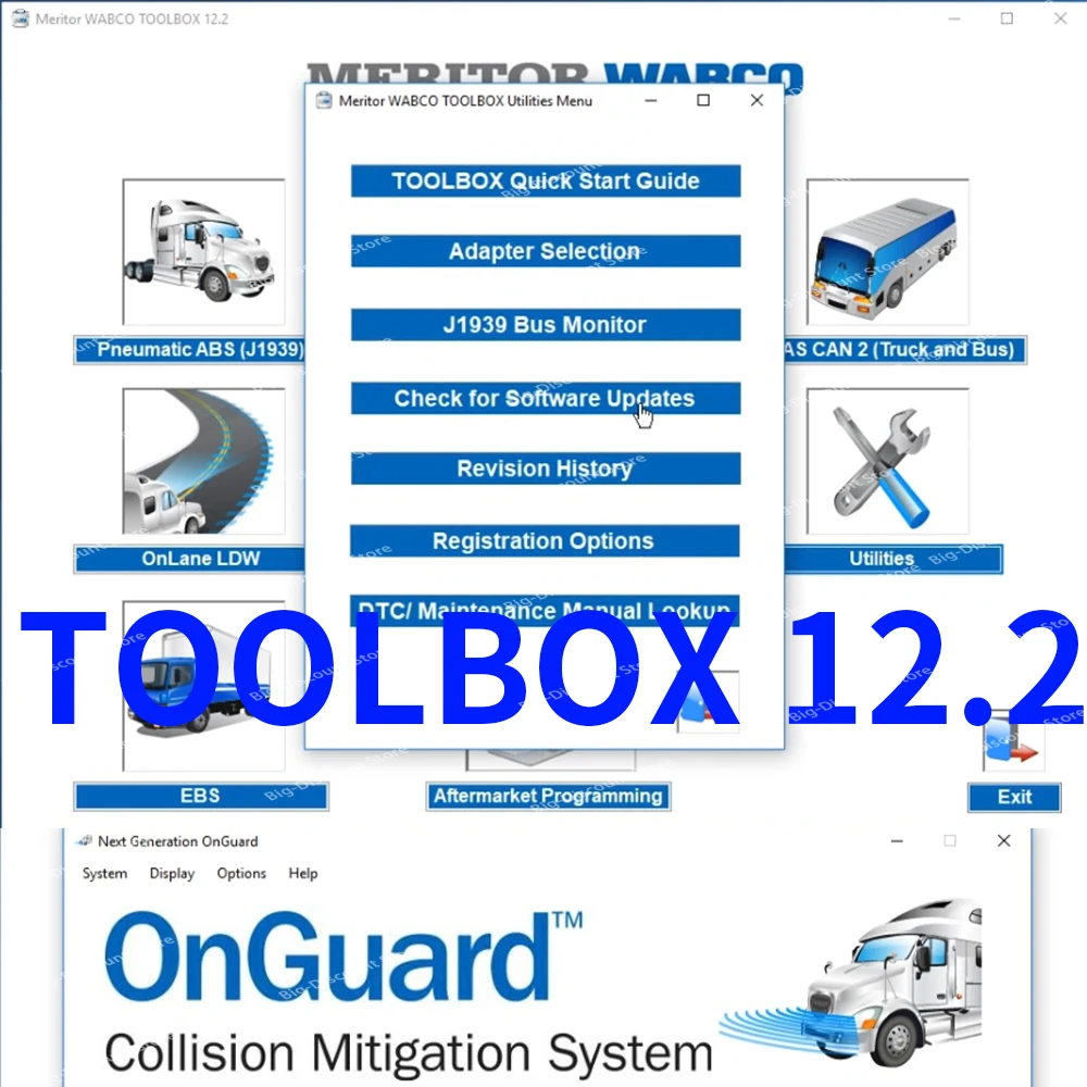 

Meritor WA-BCO TOOL-BOX 12.2 Manual Diagnostic For tractor trailer ​Updata 2016 Crack Unlimited service information Maintenance