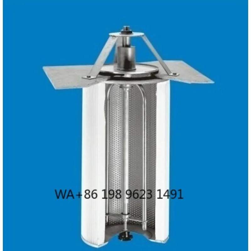 High-performance polyester powder coating filter with rotary wing design, specially made for industrial spray booth purification