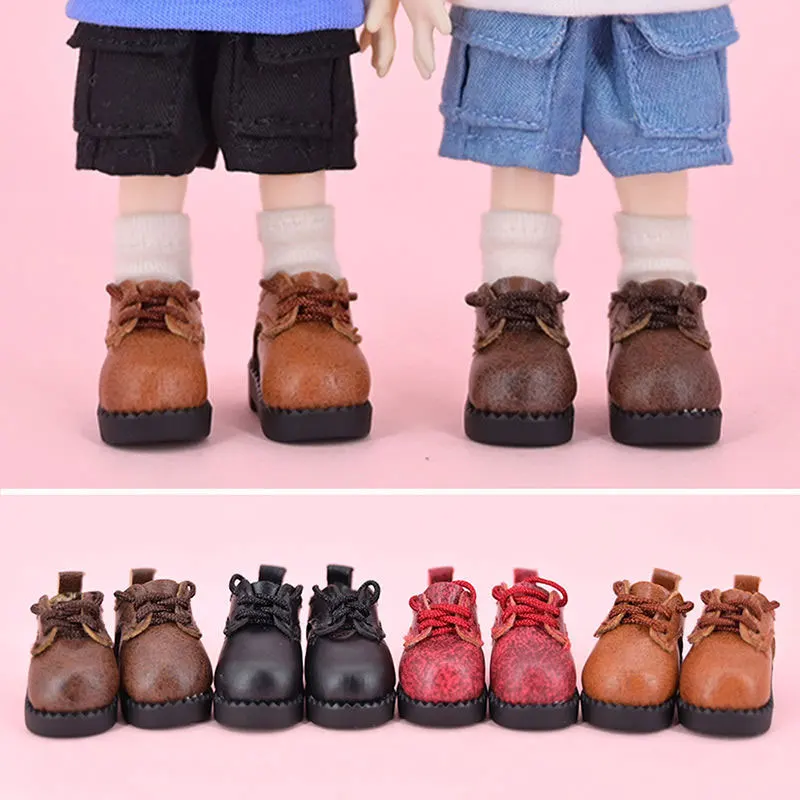 YMY GSC-Chaussures rétro en cuir OB11, bottes Molly UFdoll, accessoires Obitsu, 1, 12BJD