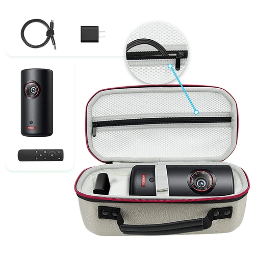 Imagen 2 del producto ZOPRORE-estuche de almacenamiento duro de EVA para Anker, caja protectora para cápsula Anker, 3 bolsas portátiles para proyector