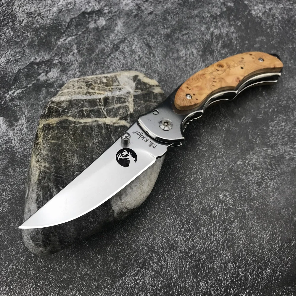 

519 Складной нож 440C Лезвие для барбекю на открытом воздухе, кемпинга, охоты, защиты, ручное отверстие, удобные многофункциональные ножи для переноски