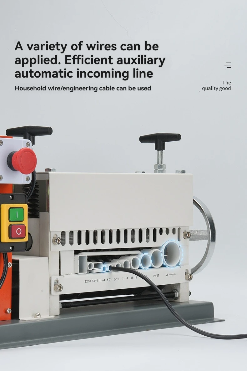 

Машина для зачистки медной проволоки 38 мм, электрический стриппер для проводов 220 В, многофункциональный станок для зачистки кабеля