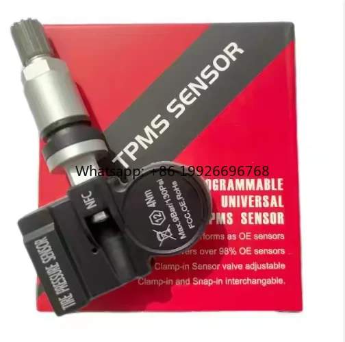 

Smart NFC TPMS Sensor Dual Frequency 315MHz 433MHz Programmable Universal Fit OE Replacement Tire Pressure Monitor